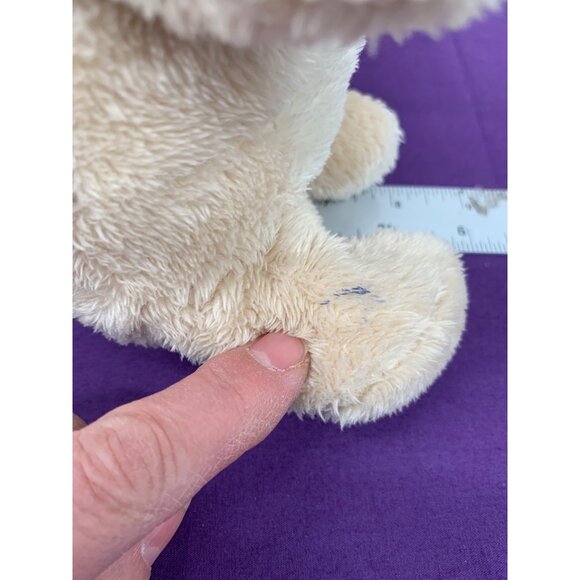 Kohl’s Cares Itsy-Bitsy Bunny Rabbit Cream 10 Inch Embroidered FacePlush Stuffed - Picture 8 of 11